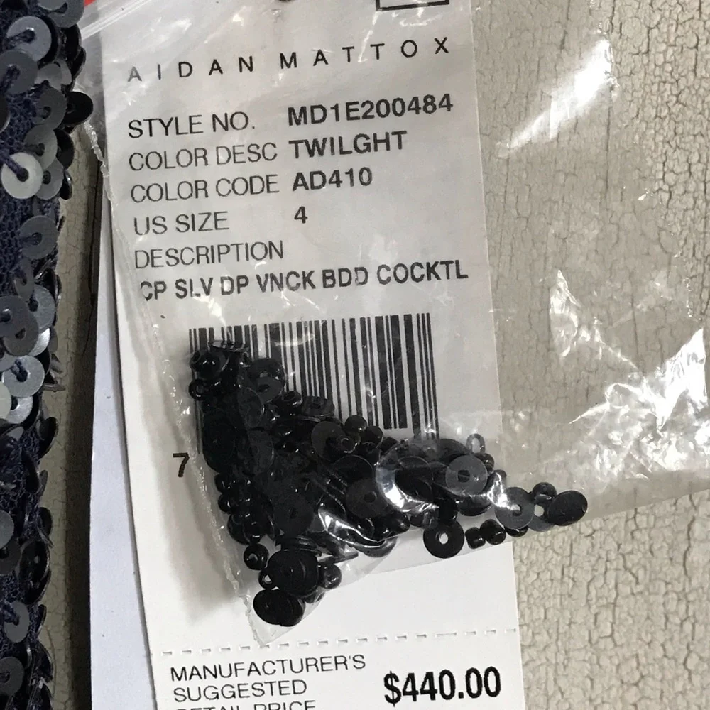 Aiden Mattox Beaded and Sequined Dress - Picture 8 of 9